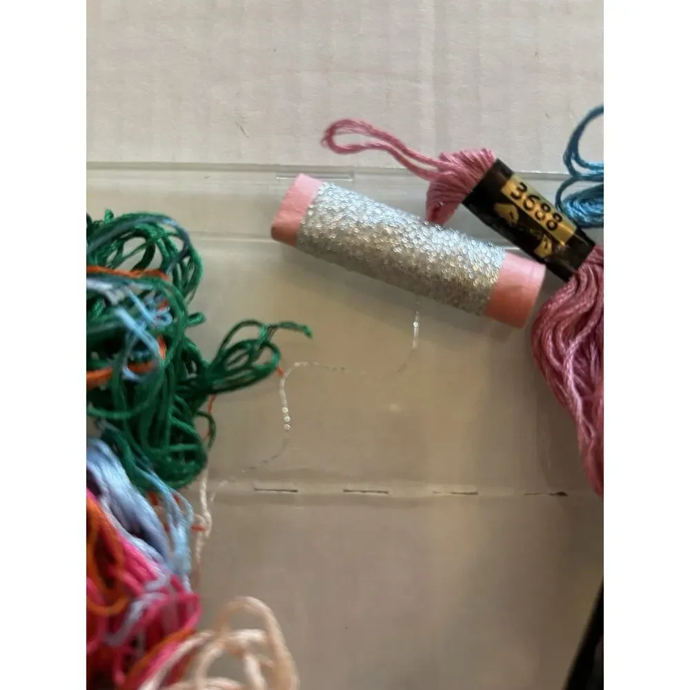 Vtg Case of DMC Carded/Numbered Embroidery Floss Thread Needlepoint Cross Stitch